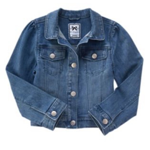 NWT Gymboree jean jacket girls S 5 6 blue denim pockets button down NEW - Picture 1 of 10